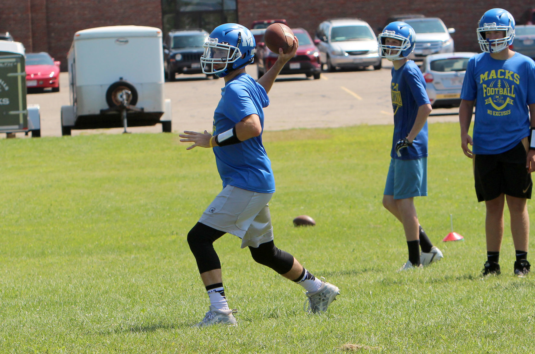 McDonell First Day of Football Practice 8-6-19